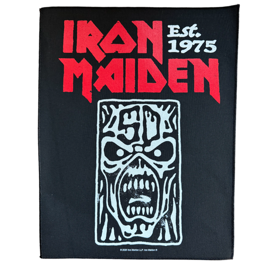 Iron Maiden Backpatch · Est. 1975 Eddie Logo