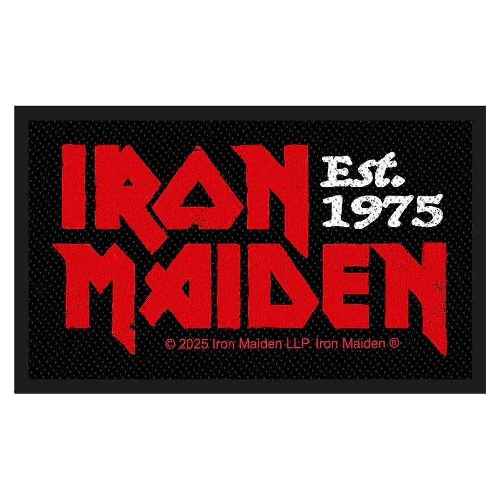 iron-maiden-logo-patch-est.-1975 - Totenkopf.com