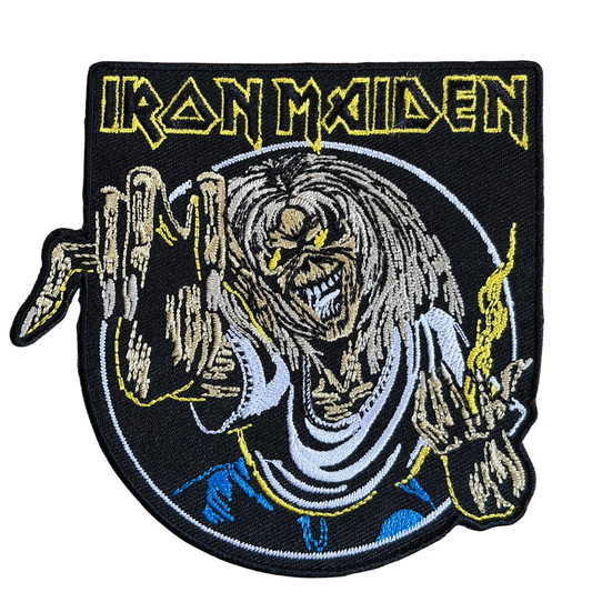 Iron Maiden Patch · Number Of The Beast Cut Out (10cm x 10cm)
