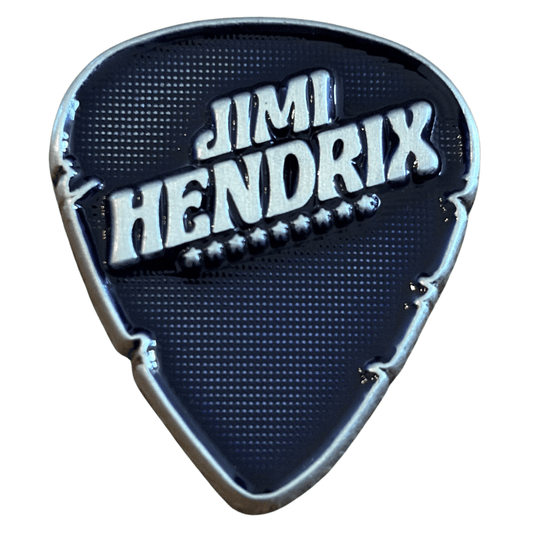 Jimi Hendrix Anstecker Pin · Plectrum (3cm x 4cm)