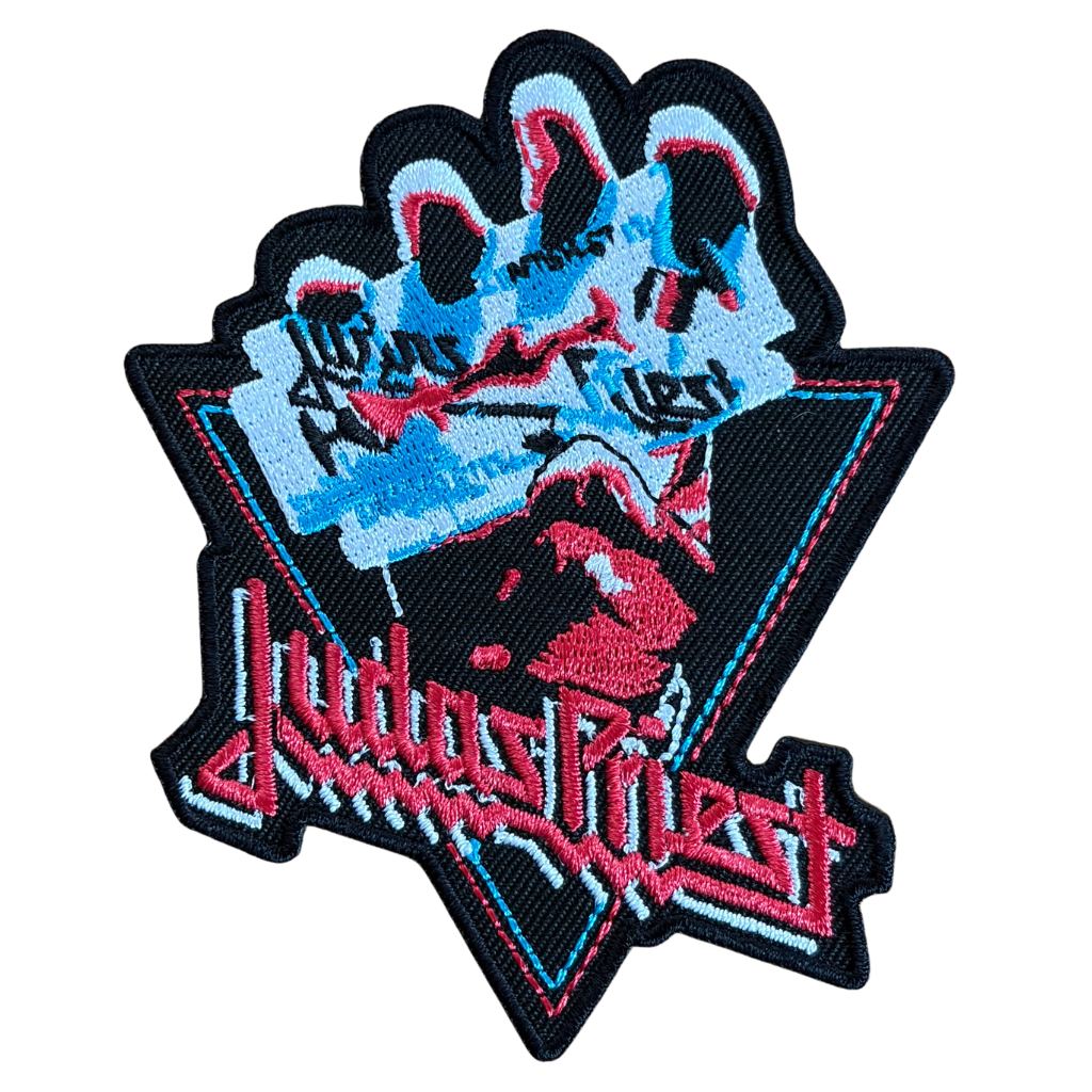 Judas Priest Patch · British Steel Cut Out (9cm x 7cm)