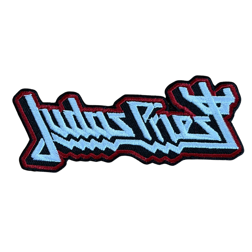 Judas Priest Patch · Logo Stripe Cut Out (9cm x 4cm)