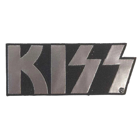 Kiss Patch · Chrome Logo (10cm x 4cm)