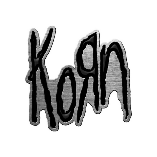 Korn Metal Anstecker Pin Badge Logo