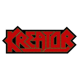 Kreator Patch Aufnäher · Red Logo Stripe · Offizieller Metal Band Merch