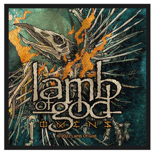 Lamb Of God Patch Aufnäher · Omens · Offizieller Metal Band Merch