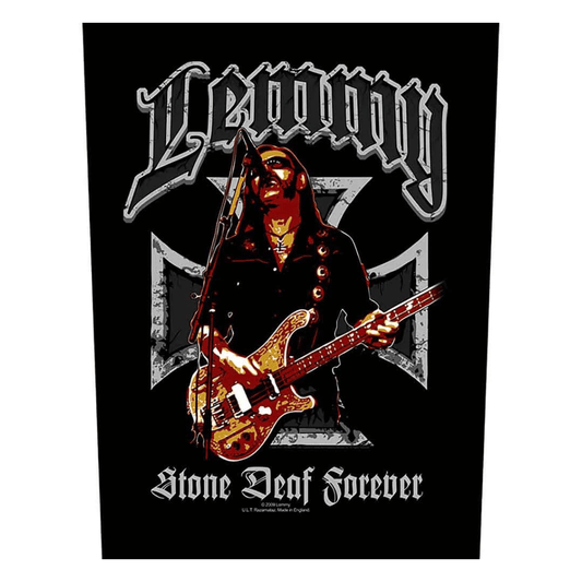Motörhead Backpatch Rückenaufnäher · Stone Deaf (29cm x 34cm)
