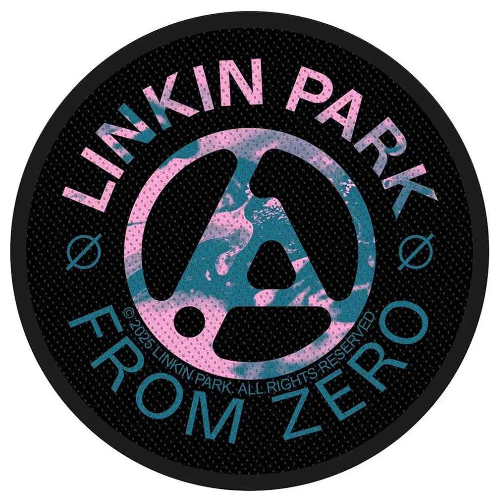 Linkin Park Patch Rund · From Zero (Ø 9cm) - Totenkopf.com