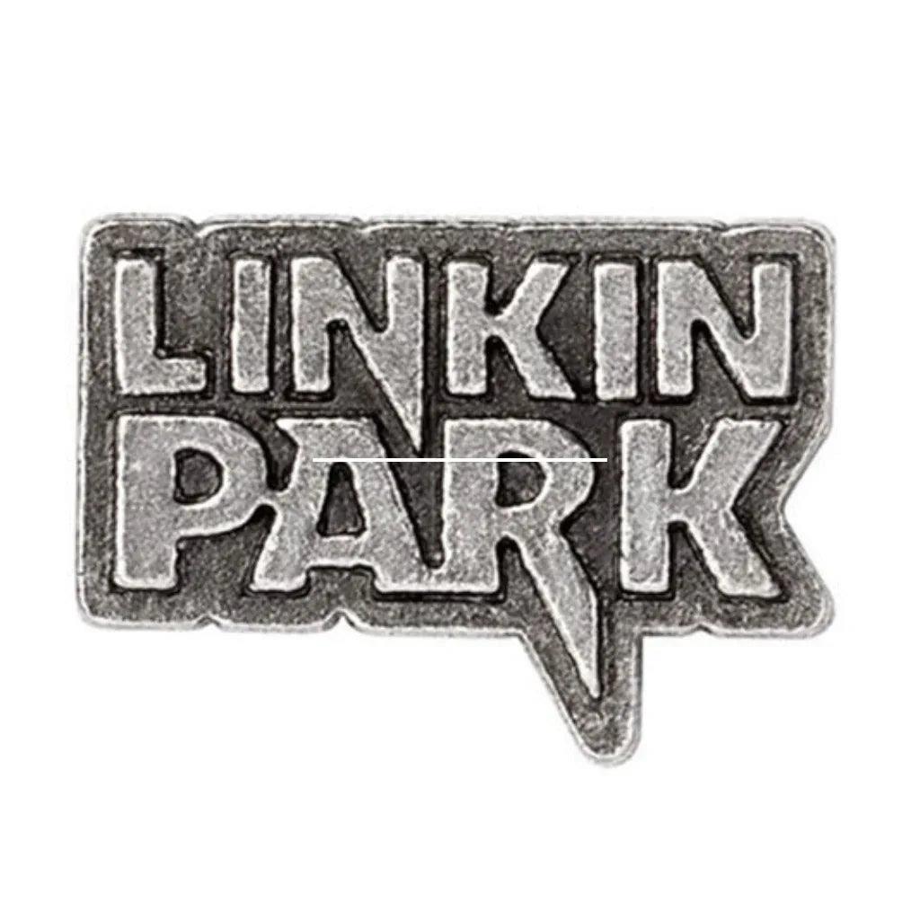 Linkin Park Anstecker Pin · Lettering Logo (3cm x 2cm) - Totenkopf.com