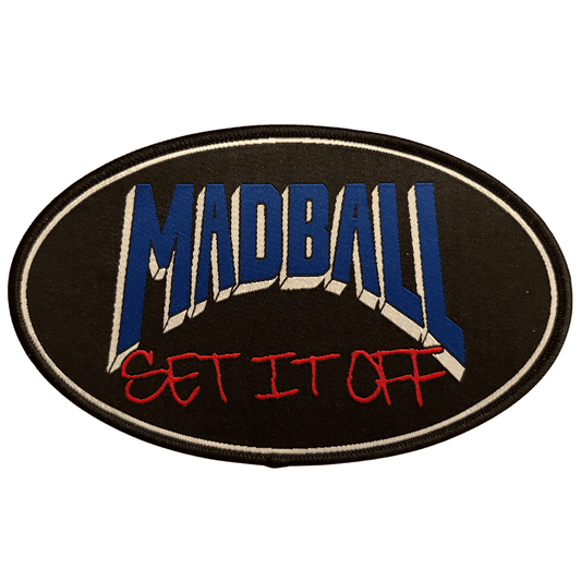 Madball Grosser Ovaler Patch · Set It Off (15cm x 9cm)