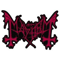 Mayhem Aufnäher Patch Red Logo