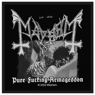 Mayhem Patch Aufnäher · Armageddon · Offizieller Metal Band Merch