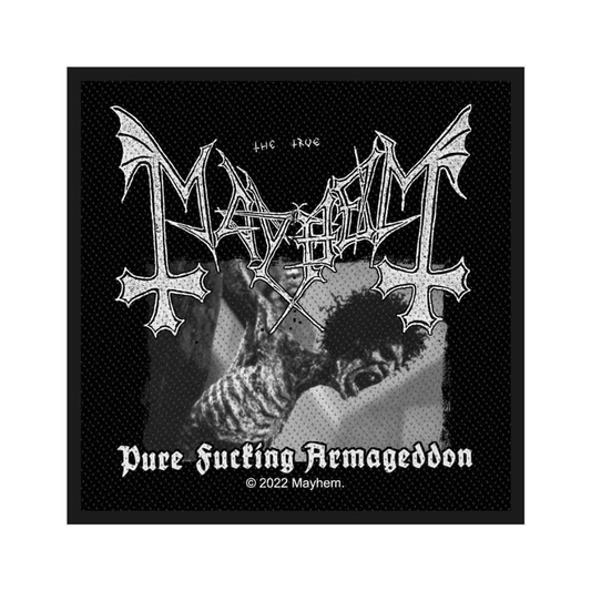 Mayhem Aufnäher Patch Pure Fucking Armageddon