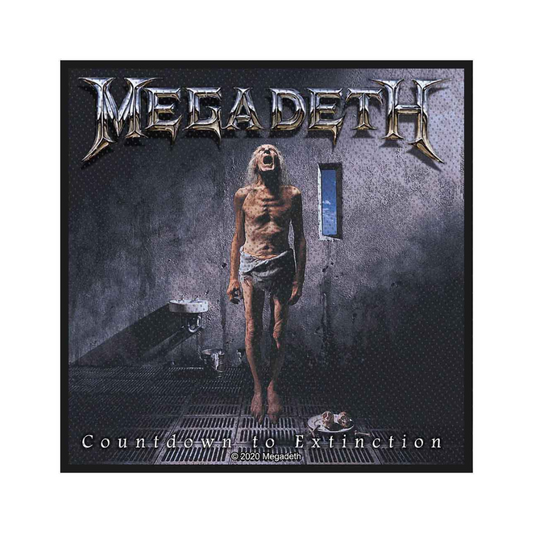 Megadeth Aufnäher Patch Countdown To Extinction