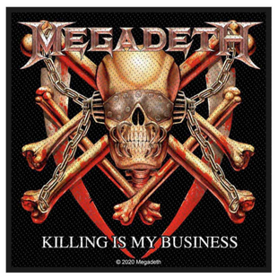 Megadeth Patch Aufnäher · Killing Is My Business · Offizieller Metal Band Merch