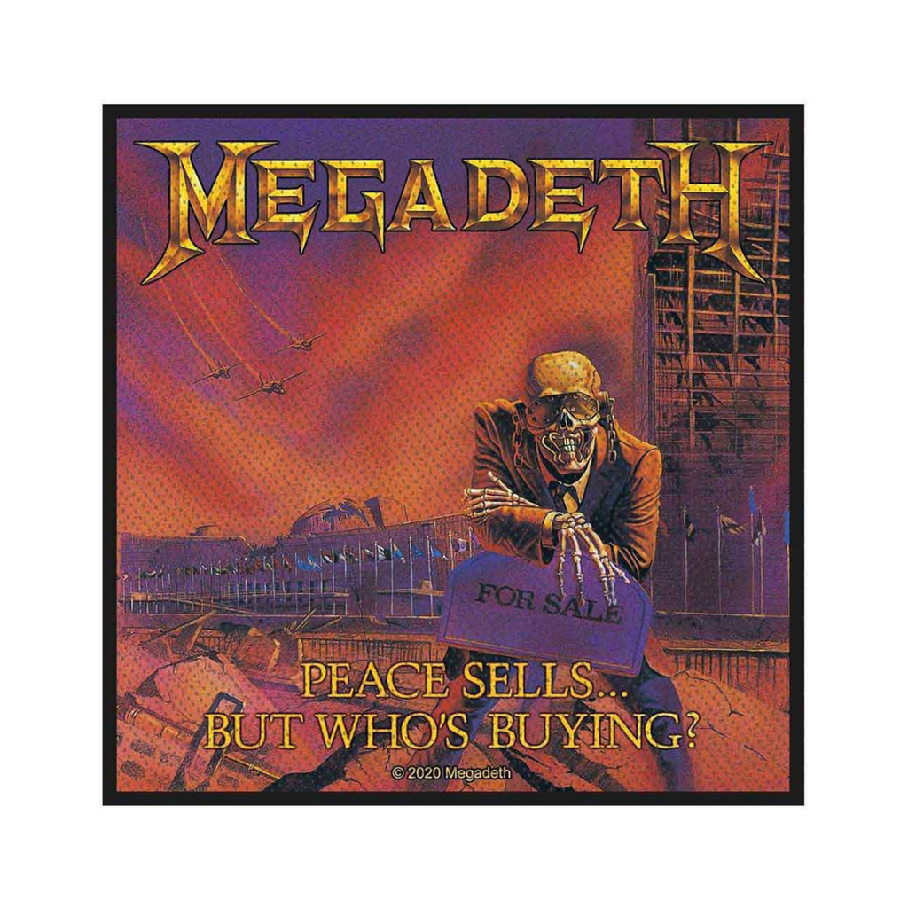 Megadeth Aufnäher Patch Peace Sells