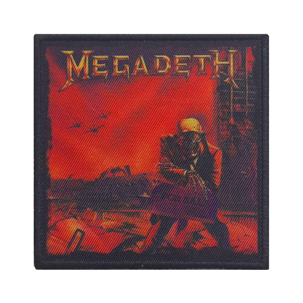 Megadeth Aufnäher Patch Peace Sells Red