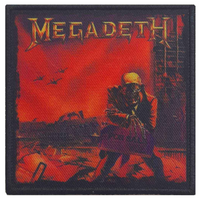 Megadeth Aufnäher Patch Peace Sells Red