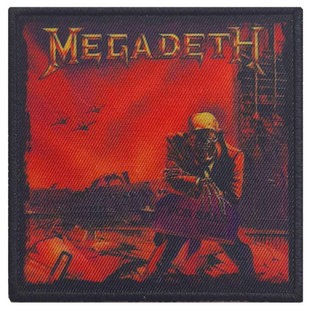 Megadeth Patch Aufnäher · Peace Sells Red · Offizieller Metal Band Merch