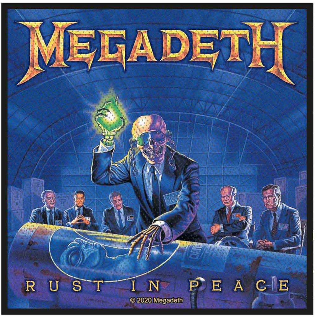 Megadeth Aufnäher Patch Rust in Peace