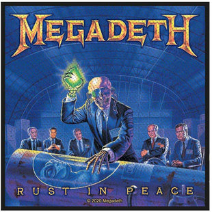 Megadeth Patch Aufnäher · Rust In Peace · Offizieller Metal Band Merch