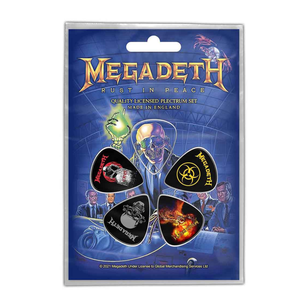 Megadeth Gitarren Plektrum (5er Plek Set)