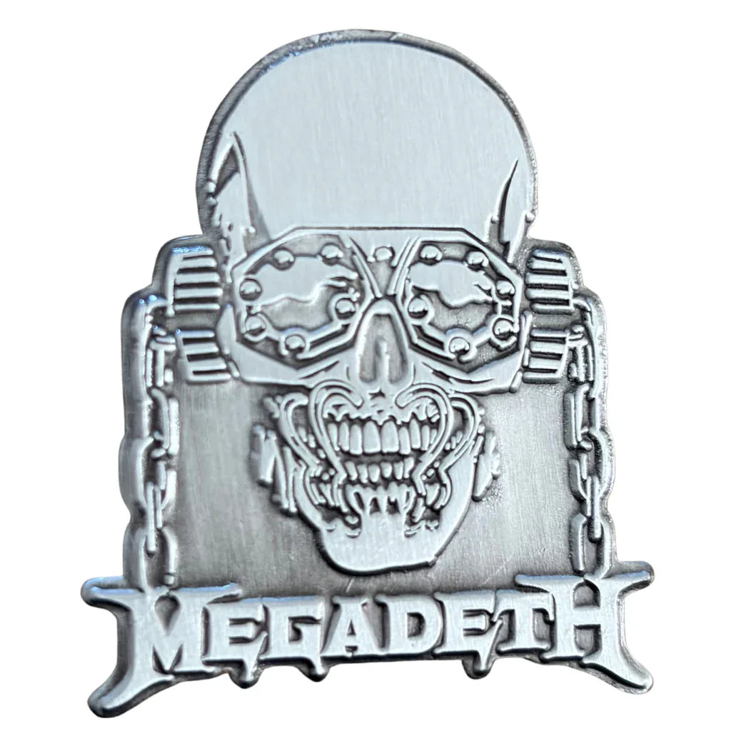 megadeth-pin-anstecker-vic-rattlehead - Totenkopf.com