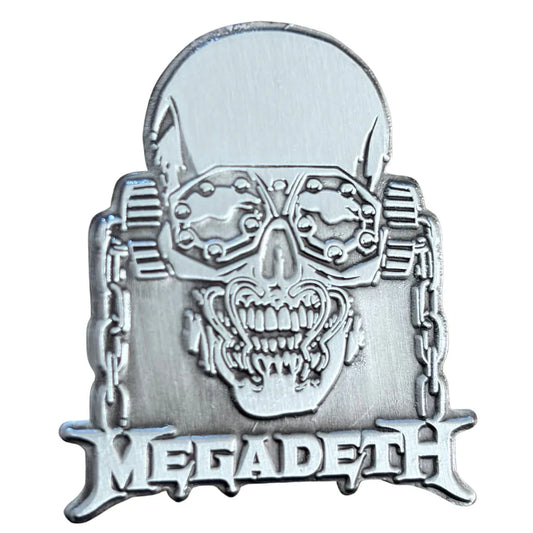 megadeth-pin-anstecker-vic-rattlehead - Totenkopf.com