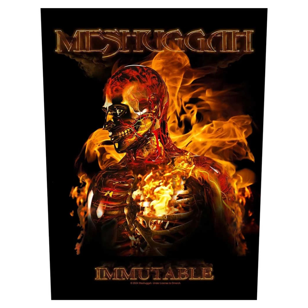 Meshuggah Backpatch Rückenaufnäher · Immutable (29cm x 34cm)