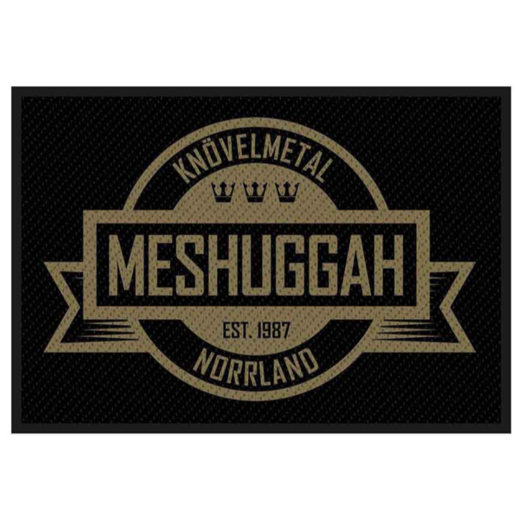 Meshuggah Aufnäher Patch - Motiv: Crest Logo