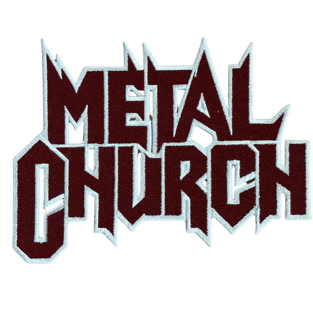 Metal Church Patch · Grosser Logo Stripe Backstripe (15cm x 12cm)