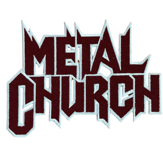 Metal Church Patch · Grosser Logo Stripe Backstripe (15cm x 12cm)