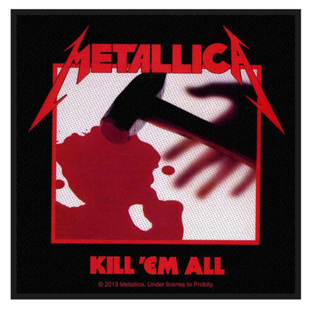 Metallica Patch Aufnäher · Kill Em All · Offizieller Metal Band Merch