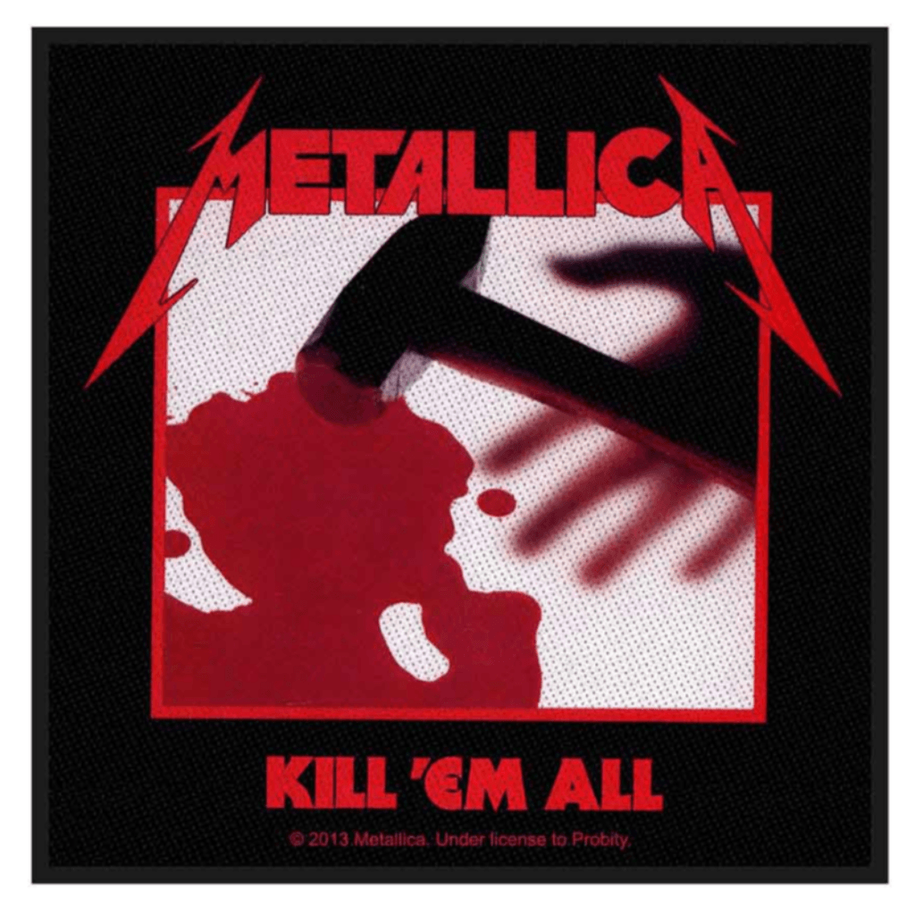 Metallica Band Merch Patch Kill Em All
