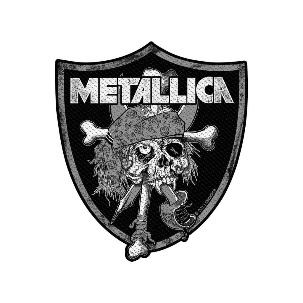 Metallica Aufnäher Patch Raiders Skull