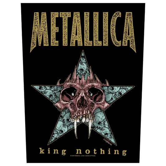 Metallica Backpatch Rückenaufnäher · King Nothing (29cm x 34cm)