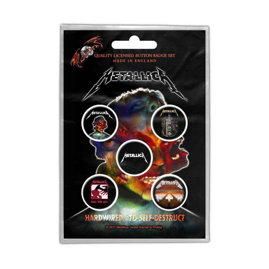 Metallica Anstecker Button Pin Badge (5er Set) 