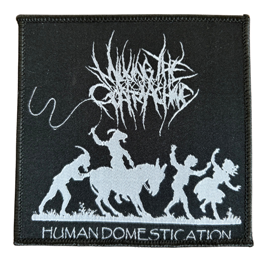 Milking the Goatmachine Patch · Human Domestication (10cm x 10cm)