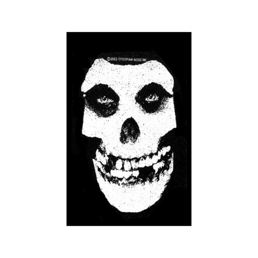 Misfits Aufnäher Patch White Skull