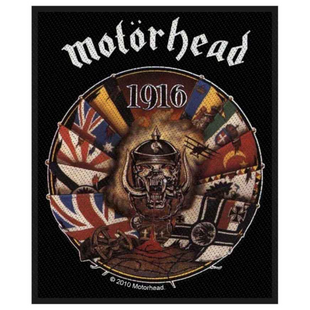 Motörhead Patch Aufnäher · 1916 · Offizieller Metal Band Merch