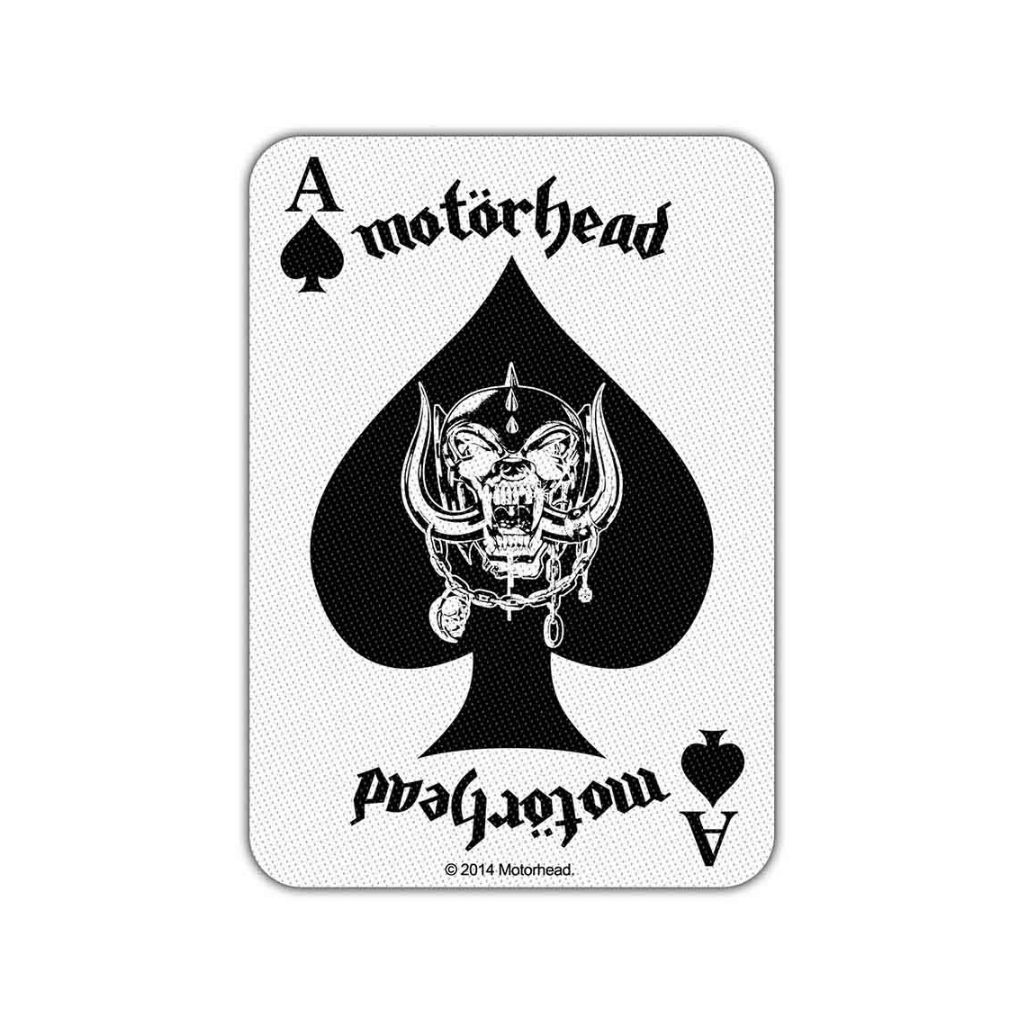 Motorhead Aufnäher Patch Ace Of Spades Card