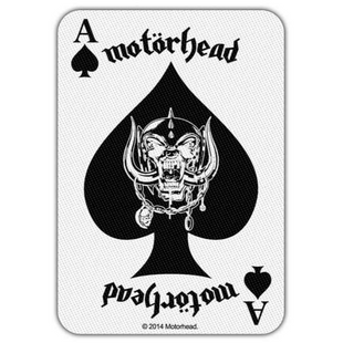 Motörhead Patch Aufnäher · Ace Of Spades Card · Offizieller Metal Band Merch