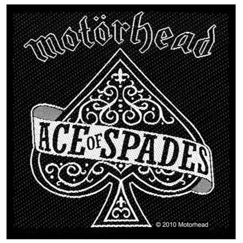 Motorhead Band Merch Patch Ace of Spades