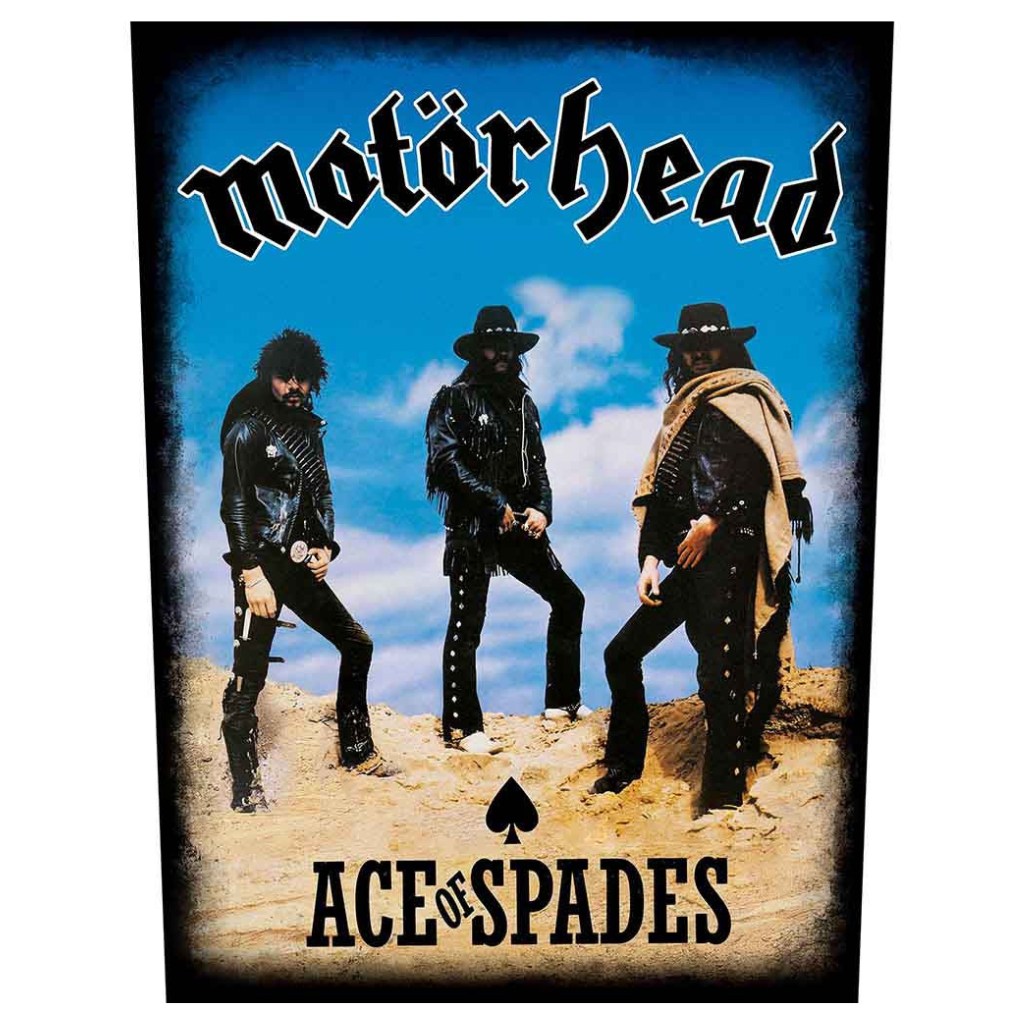 Motörhead Backpatch Rückenaufnäher · Ace Of Spaces 2020 (29cm x 34cm)