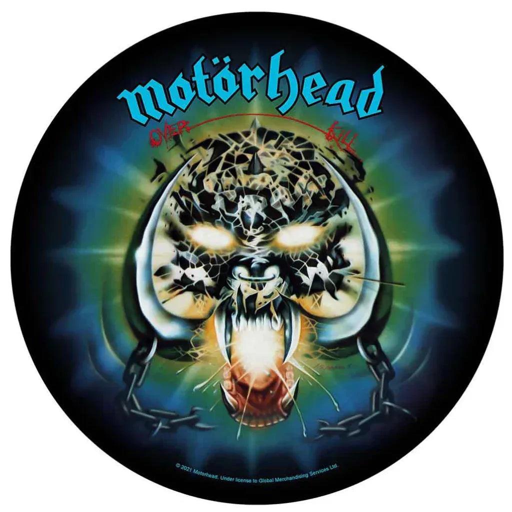 Motörhead Backpatch Rückenaufnäher Rund · Overkill (Ø 28cm) - Totenkopf.com