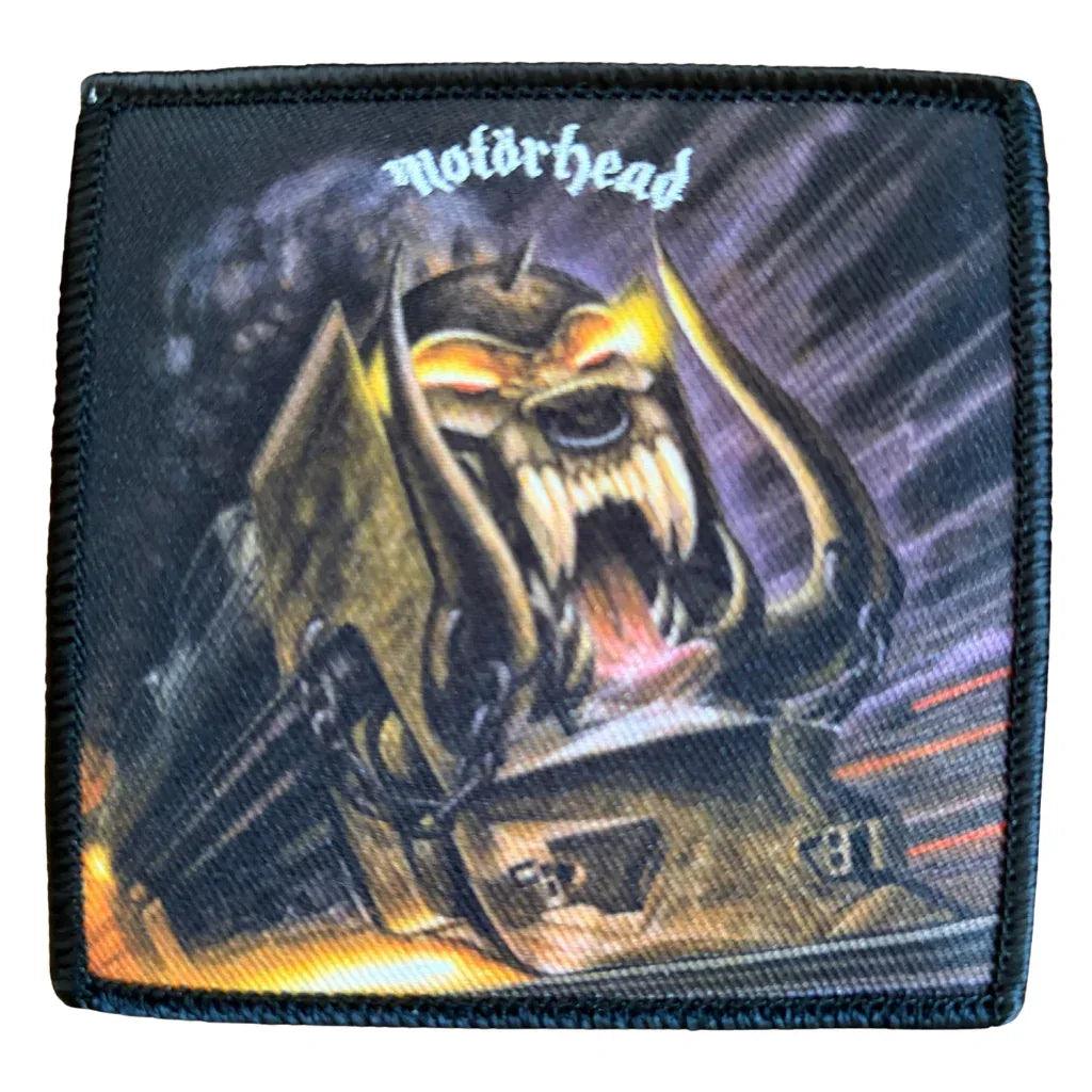 Motörhead Patch · Orgasmatron (9cm x 9cm) - Totenkopf.com