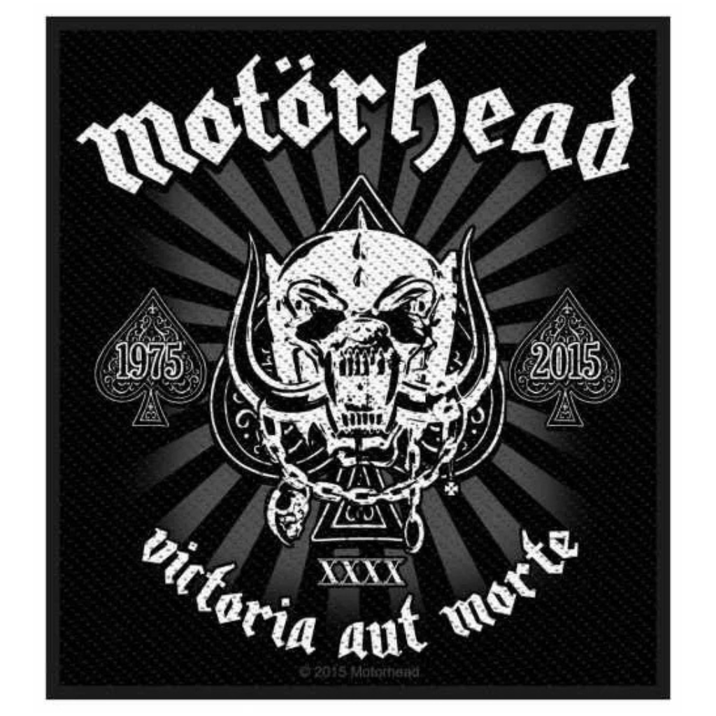 Motörhead Patch Rund · Victoria Aut Morte (10cm x 10cm)