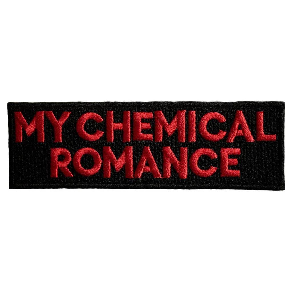 my-chemical-romance-patch-text-logo-stripe - Totenkopf.com