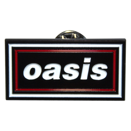 Oasis Anstecker Pin · Decca Logo Red & Navy Retro (Ex-Tour) (3cm x 2cm)