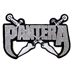 Pantera Patch Aufnäher · Silver Swords · Offizieller Metal Band Merch